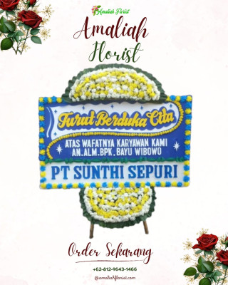 Papan Bunga Duka di Lembangsari