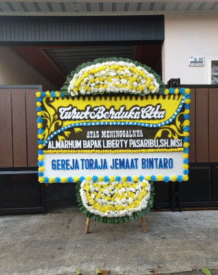 Papan Bunga Duka di Lembangsari