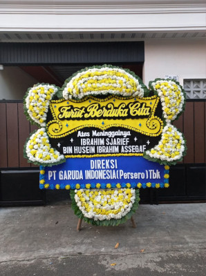 Papan Bunga Duka di Lembangsari