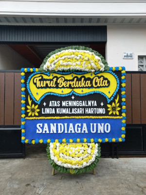 Papan Bunga Duka di Lembangsari
